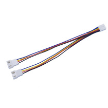 Fan 4-pin temperature control PWM one-point and two-point plug adapter cable 4-pin one-point and two-point head protection type