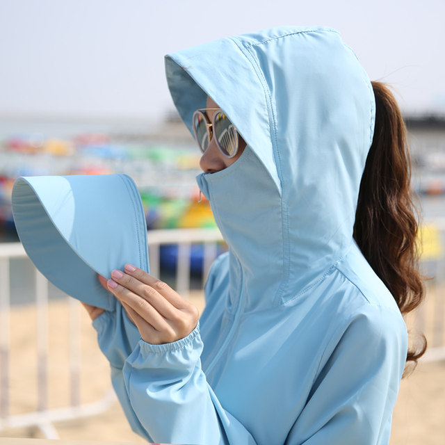 The new 2020 summer sun protection clothing female Korean wild long section of thin coat of sunscreen clothing female summer sun shirt The new 2020 summer sun protection clothing female Korean wild long section of thin coat of sunscreen clothing female summer sun shirt