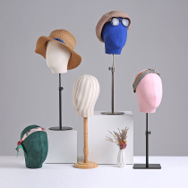Hat Model Head Wig Bracket Clothing Store Props Mumi Head Mold Shelf Jewelry Store Hat Holder Brain Shell Frame