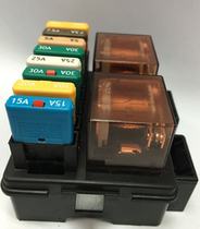 8-way power distribution assembly automobile self-re-fuse relay control box Switch Control Assembly 2 relay