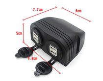 Cigarette lighter Type USB car charger tent cigarette lighter type double USB car charger 12V to 5V3 1A mobile phone charger