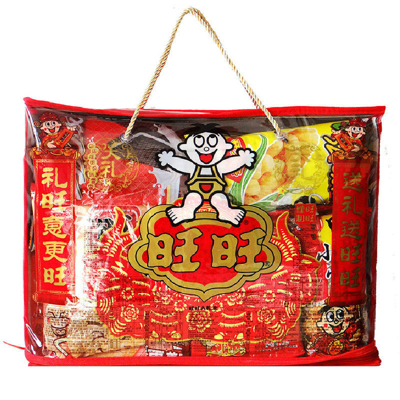 旺旺大礼包918g儿童膨化食品年货零食大礼包 多省包邮
