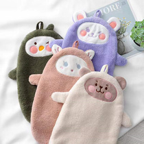Cute towel pet towel wipe hand towels wipe dry towels Coral Flannel Towels Water Absorbent good softness and skin