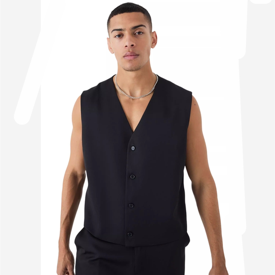 Spring and summer British loose niche retro sleeveless V -neck vest men's profile vest outside wearing inside tide
Spring and summer British loose niche retro sleeveless V -neck vest men's profile vest outside wearing inside tide