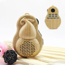 Qianhai Ziqing mini gourd empty machine charging speaker elderly listening music mp3 player portable card home