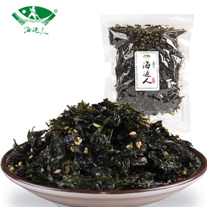 海边人 烤海苔250g海鲜海苔即食紫菜儿童零食炒芝麻拌饭海苔碎