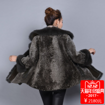 Leather fur fur coat women short 2020 winter New Haining lamb fur coat coat