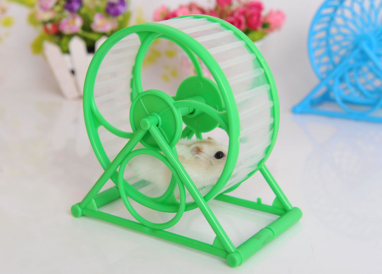 bo运动轮 小宠物玩具 塑料材质 仓鼠跑轮 带支架 用品房子别墅窝