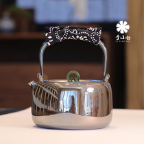 Li Xiabai silver pot sterling silver 9999 kettle pure hand boiling water silver pot teapot sterling silver pot