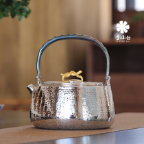 Silver pot sterling silver 9999 Kettle Kettle boiling water silver pot sterling silver pot sterling silver pot