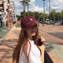 MULUSSO baseball cap wine red dome adjustable face small 2021 spring Korean version new peaked cap female