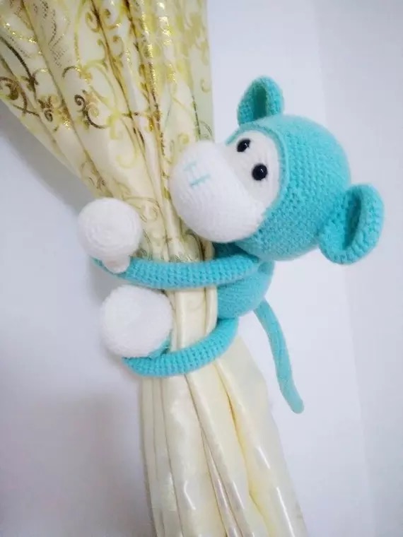 3399手作● 长臂猴 大嘴猴钩针毛线玩偶diy手工制作材料包礼物