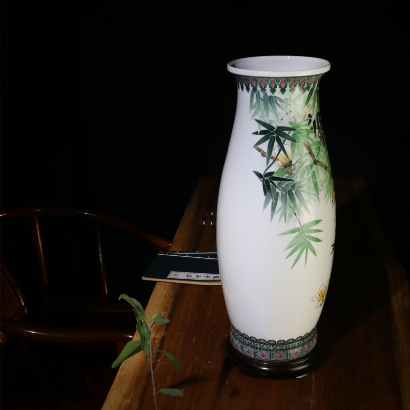 Under the glaze porcelain good send vase color desk mesa of the sitting room porch ark, home furnishing articles business gifts