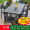 New product special price all plastic 6 chairs+160 * 90cm patterned long table metal frame