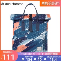 Mr ace Homme backpack female ins new high school student school bag Japanese casual travel backpack graffiti