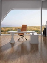 Creative Design Desk Minimalist Modern Baking Varnish Boss Table Custom Upscale Office Furniture Personality Book Computer Desk