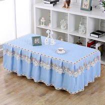 Coffee table table cloth net red living room cover European style cloth tea table cloth Nordic lace modern simple TV cabinet tablecloth