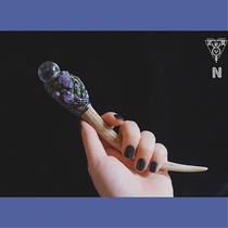 (Linqi Creator Society) Magician's Prophecy Crystal Ball Snail Fossils Antler Scepter Personality Minor Gift