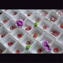 (In Lin Instrumental Society) Dark Black Gothic Series Alum Lead Mine Raw Stone Creative Jewelry Design Personality Pendulum Red