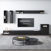 Nordic Iron Art Small Round Tea Table TV Cabinet Composition Guest Hall Furniture Small Family Modern Minimalist Designer Creativity