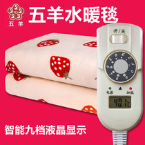 Wuyang water heating blanket single water circulation electric blanket double plumbing mattress intelligent nine-speed digital display electric mattress household