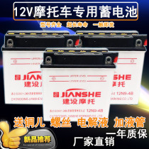 Motorcycle battery 12V7A battery 12N9 pedal 125 Zongshen Dayang 110 Construction Yamaha