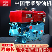 Authentic China Changzhou Changchai R175 R180 Single Cylinder Water Cooling Diesel Small 6 8 HP Hand Roller Start