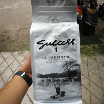 Vietnam Central Plains Legend Achievement No. 1 coffee beans 1kg Arabica Robusta mixed roasted cooked beans without sugar
