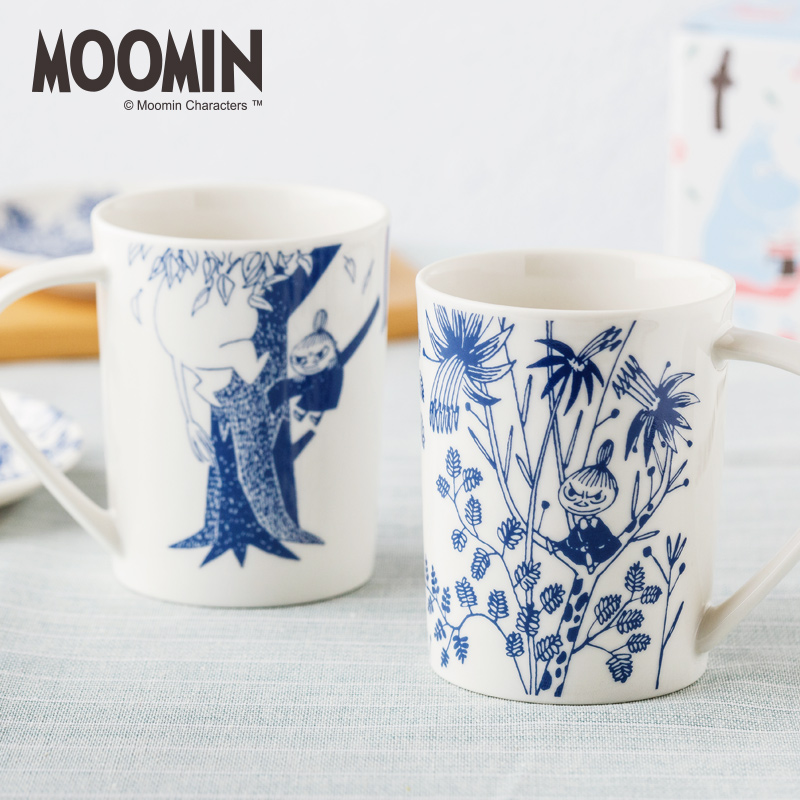 Imported from Japan cartoon cup Finland Moomin Moomin ceramic cup keller cup couples contracted ultimately responds cup