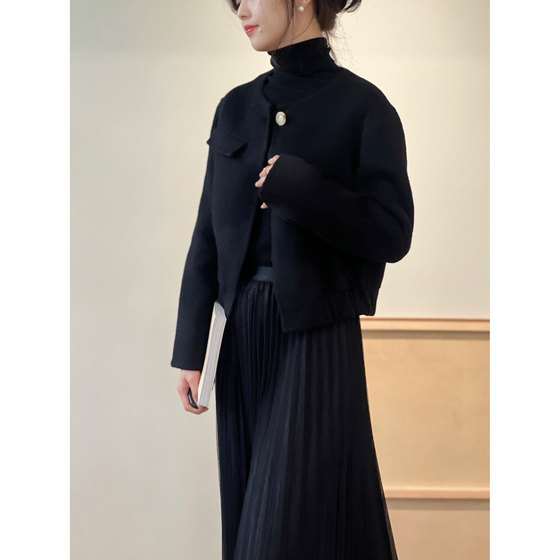 11/10 handicraft workshop series thickened short retro modern jacket temperament woolen coat autumn and winter new
11/10 handicraft workshop series thickened short retro modern jacket temperament woolen coat autumn and winter new