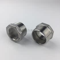304 stainless steel fill core screw fill core inner and outer tooth joint reducer joint 2 points 3 points*4 points 6 points*1 inch 2 inches