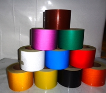 Reflective warning tape PET reflective tape 5S reflective scribing tape Floor tape Monochrome 10cm*20M