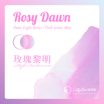 (CattyBox)Rose Dawn Polar Light Ink pen Color ink Hand account painting