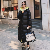 Black down padded coat womens 2020 new bread coat Korean version loose casual winter thickened padded jacket