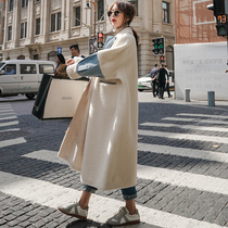 Lamb wool coat womens winter thickened padded jacket 2022 new Korean version loose mid-length over-the-knee cotton-padded clothes