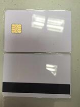4428 chip reinforced magnetic stripe card White Card IC card contact printing composite card