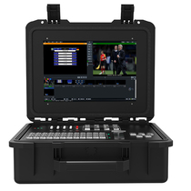 Portable financial media webcast subtitles recording guide switcher micro-course network class system Tianying live broadcast Machine