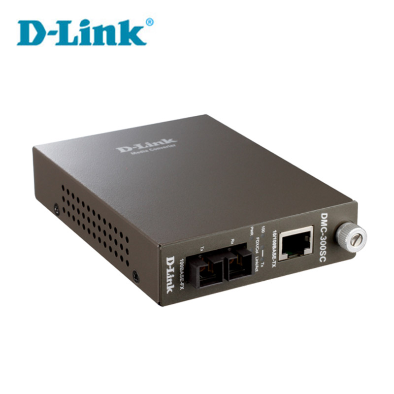 d-link/friends news dmc-300sc 100m multimode fiber optic transceiver converter sc interface 2km transmission