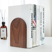 Creative solid wood bookshelf Book stand Book stand book holder Walnut study storage decoration bookshelf board Student teacher gift