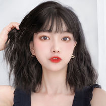 Wig women short hair wool roll natural fluffy full head cover long hair net red instant noodles corn hot clavicle wig