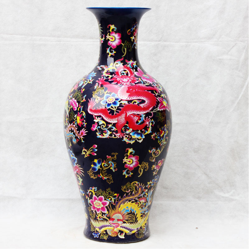 Aj34 jingdezhen ceramics in extremely good fortune of large vases, home sitting room adornment is placed new home decoration