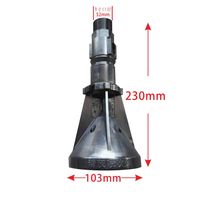 Direct sales industrial dust removal filter element blowback new material nozzle Coating filter cartridge dust cleaner Pulse automatic powder meter