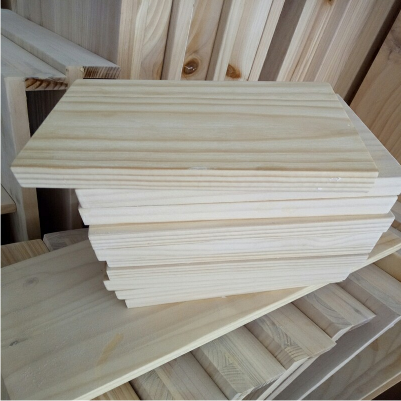 定制松木板原木厚木板吧台板台面板办公桌台面diy搁板置物架