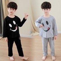 Boys pajamas Spring and Autumn Cotton Childrens Home Clothes Mens Treasure Air Conditioning Clothing Cartoon Children Boys Autumn Set Loose