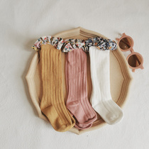 ins female baby children crushed flowers shortsocks midbarrel socks pure cotton lace florian side socks Inron foreign air baby socks