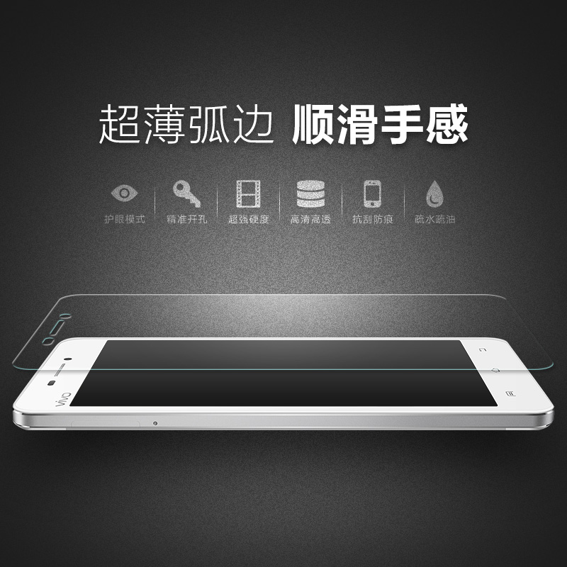 vivo x5l钢化膜步步高vivoX5pro/x5SL/V/M玻璃膜max手机高清贴膜+产品展示图1