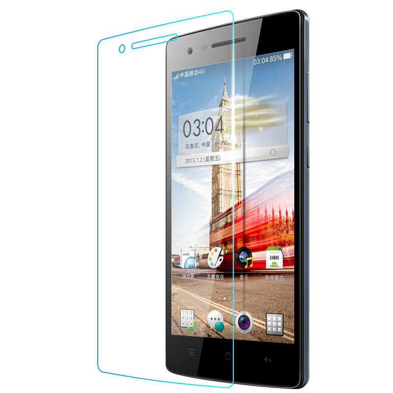 oppon3钢化膜oppo1107/a11/a33/a 31 51/oppor 3007/r5/59s手机膜产品展示图1