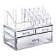 Desktop drawer acrylic transparent cosmetic storage box large dressing table plastic skin care organizer rack Desktop drawer acrylic transparent cosmetic storage box large dressing table plastic skin care organizer rack