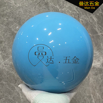 Light blue ball matte ball ball ball ball big window stage brightly ball stainless steel ball bright decoration ball Christmas ball
