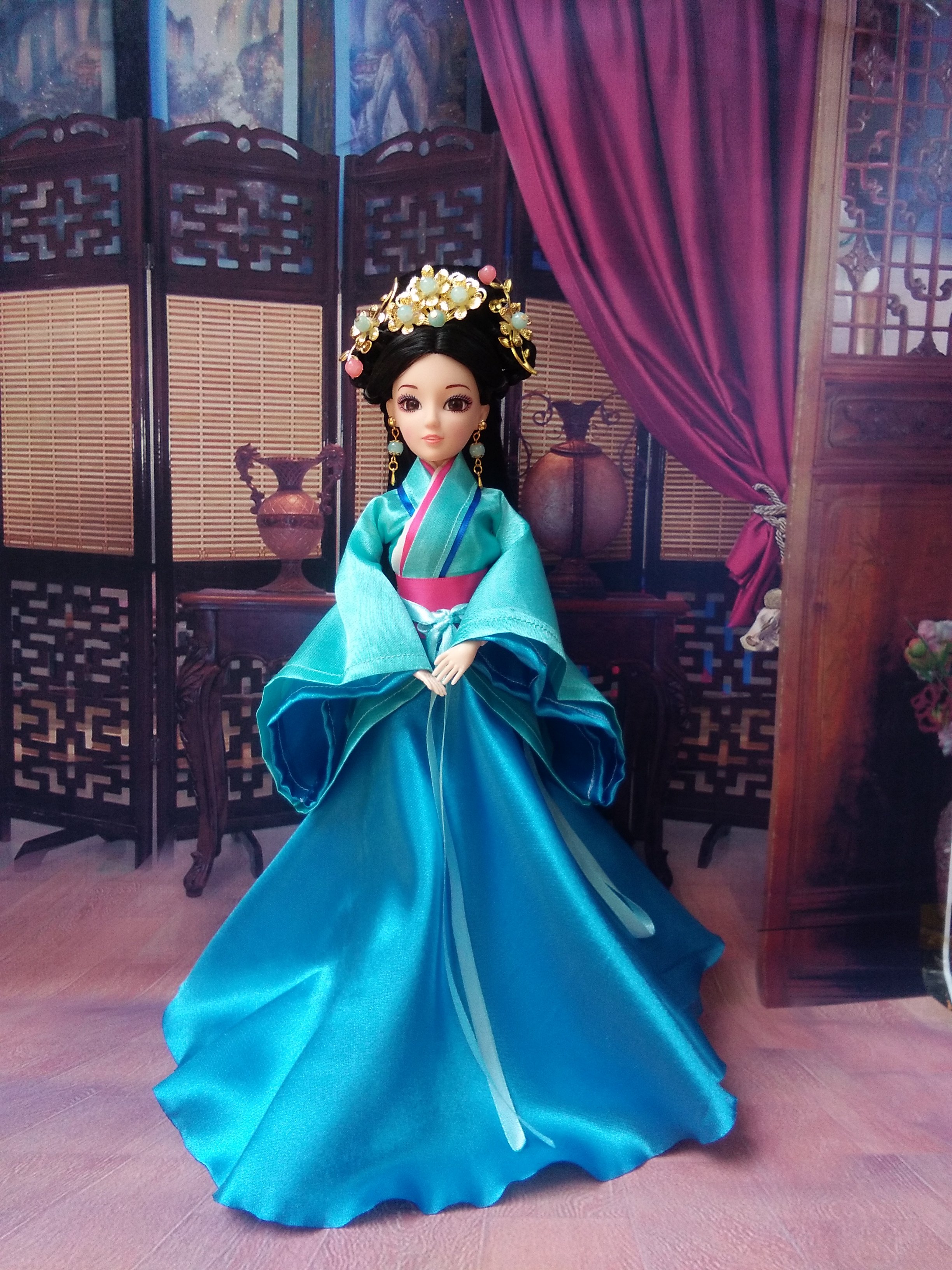 多关节古装娃娃双世宠妃曲檀儿同款古代仙子汉服3d真眼古典中国风